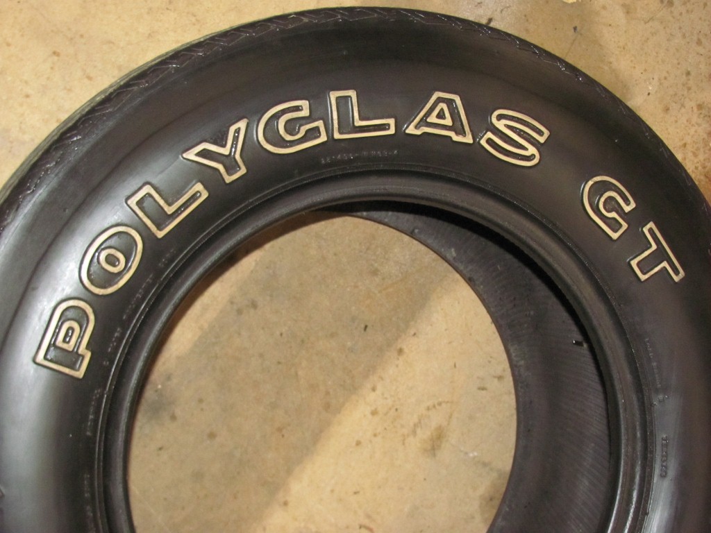 Goodyear Polyglas GT White Letter Billboard G6015 Tire GTO Judge Z28 Camaro eBay