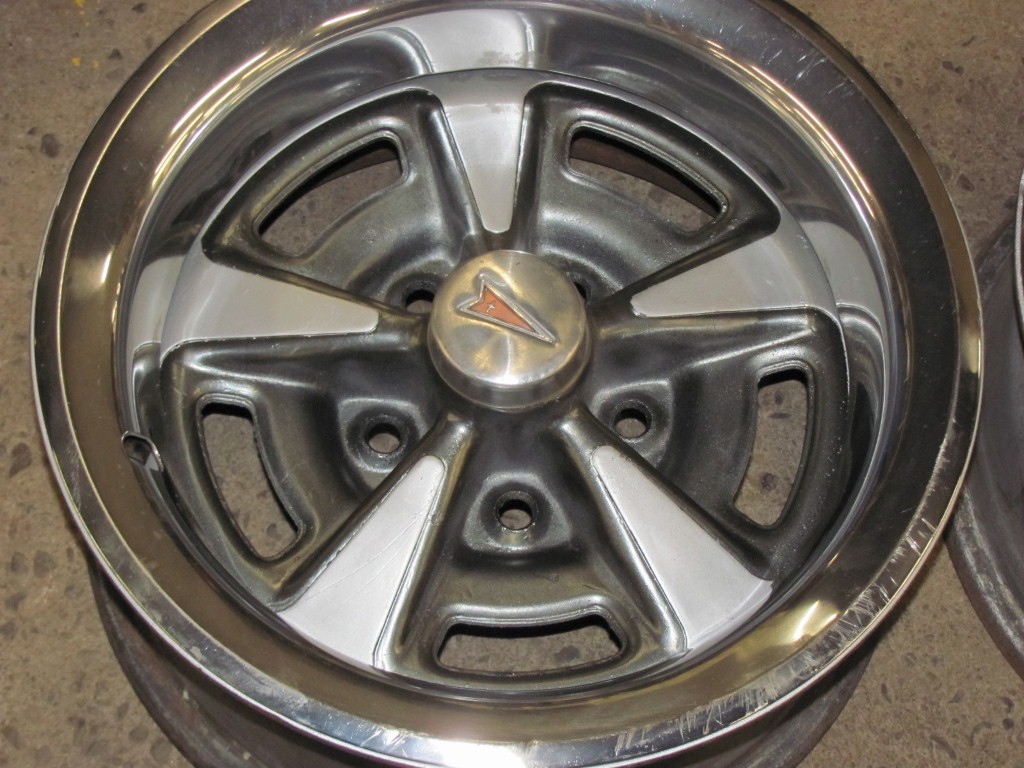 Pontiac 15X7 Rally II Wheels + Trim Rims Set of 4 eBay