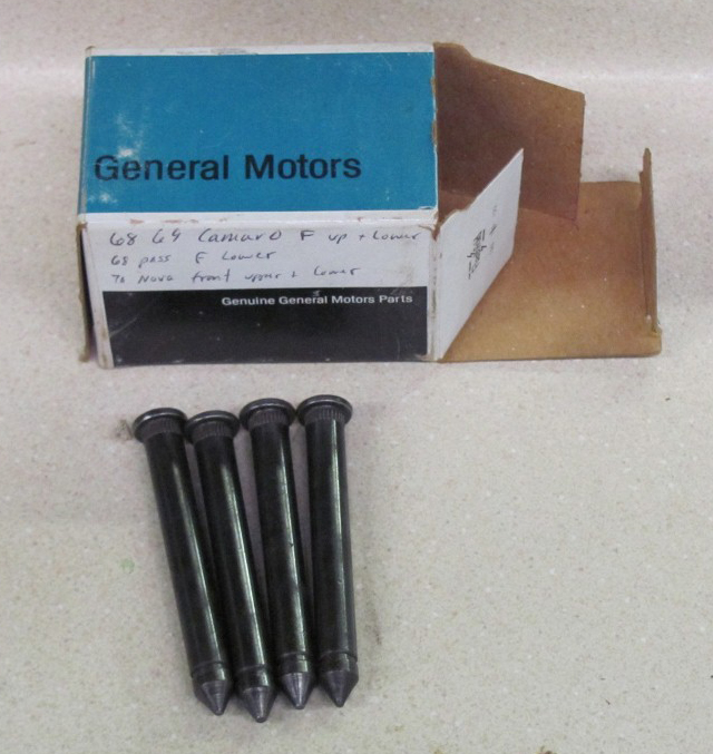 You are bidding on an NOS set of (4) Door Hinge Pins for 1968 69